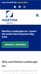 Mobile Screenshot of martinalandscape.com